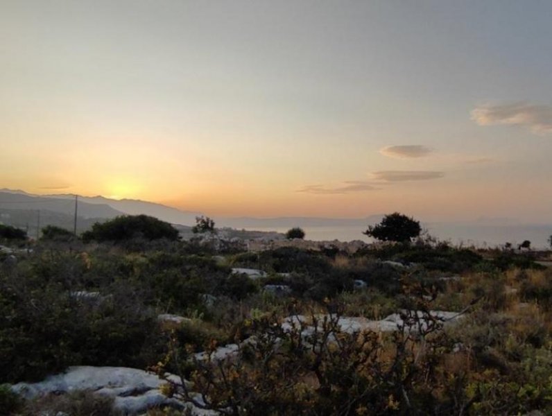 Gerani bei Rethymno Kreta, Gerani: Erstklassiges Grundstück mit Meerblick nahe Rethymno zu verkaufen Grundstück kaufen